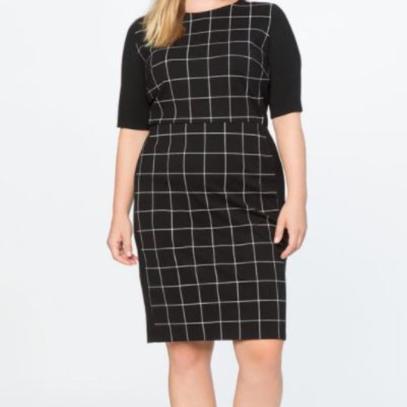 Eloquii Dresses & Skirts - Eloquii black and white dress